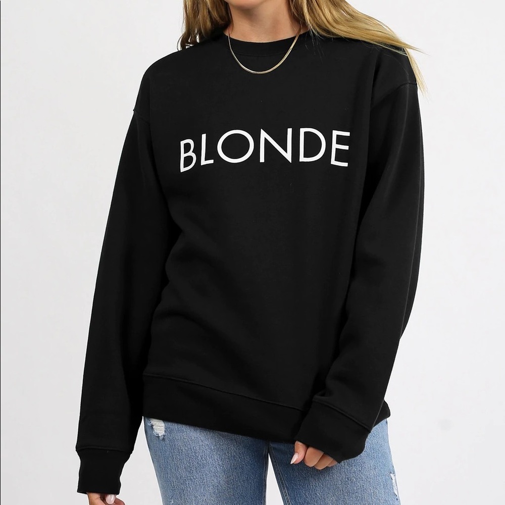 Blonde crewneck